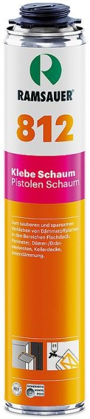 Klebeschaum 812 1K PU-Schaum 750ml Brandklasse E (DE)