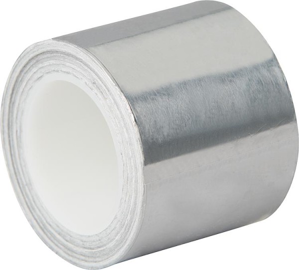 Klebeband Aluminium z.B. für Isolierung Rauchrohr Rauchrohrisolierung 50mm  x 10m