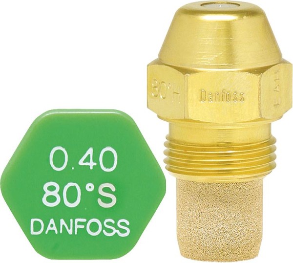Ölbrennerdüse Danfoss 0,40 80 S LE Typ V passend für Viessmann 7822307 Vitoflame 300