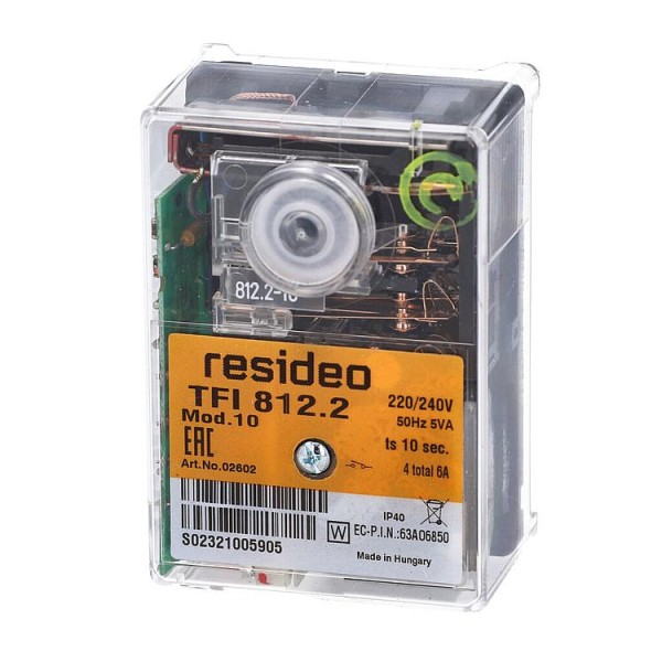 Honeywell Relais resideo TFI 812.2 Mod. 10 Steuergerät 02602U Gas Feuerungsautomat TF 812 Satronic