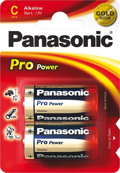 Batterie Panasonic PRO Power LR14 C Baby 1 Pack mit 2 Stk.
