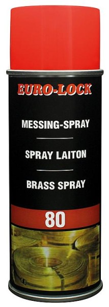 Messing Spray EURO-LOCK 400ml Sprühdose (abriebfest, haftintensiv, schnelltrocknend)