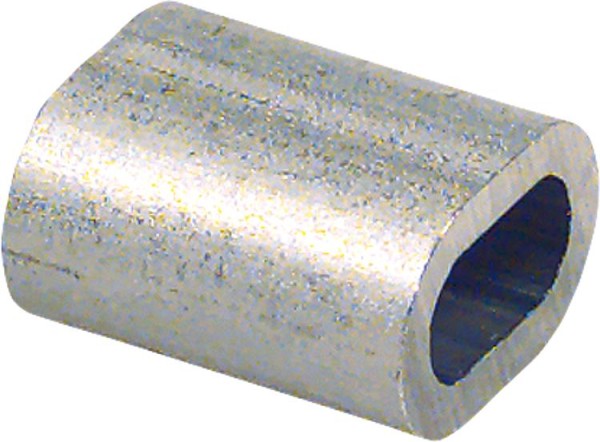 Pressklemmen DIN 3093 Alu-KnetlegierungVPE 100 Stück für Seildurchmesser 3 mm