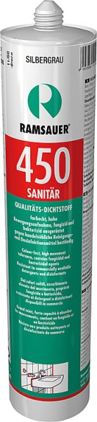 Sanitär Fugendicht 450 transparent hochwertige Silicondichtungsmasse 310ml