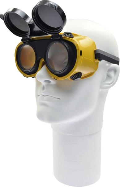 Schweißerbrille mit Klapprahmen, Gläser Ø 50 mm
