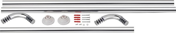 Universalstange ESOM 25 mm chrom für 900x800x900 oder 900x900 oder 750x1700 kürzbar