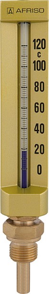 Maschinenthermometer VMTh 110 0/120°C 100mm, G1/2B MS, Gerade