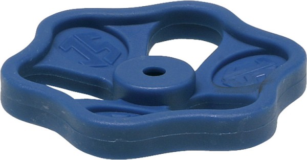 Handrad blau Polyamid 70 x 6 für Blue-tec Ventile 5/4x 1 1/2
