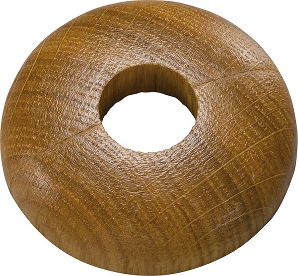 Holz Einzelrosette Typ Schwarzwald Eiche 21,7 mm Rosette Heizkörperrosette