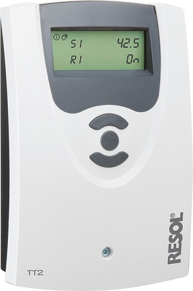 Thermostat Resol TT2 für elektrische Nachheizung, komplett inkl. Sensor