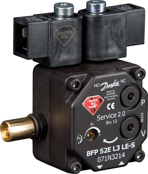 Ölbrennerpumpe BFP 52E L3 LES Danfoss 071N3214 ersetzt 071N2214 und 071N1244 u. a.