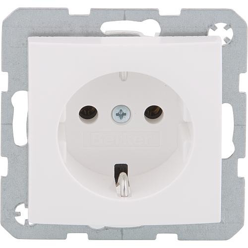 UP Steckdose SCHUKO Berker 47438989, 250V, 16A polarweißglänzend, 1 Stück