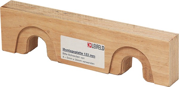 LEIFELD Montageplatte 100 mm Schichtholzplatte zur Wandscheiben Befestigung in Leichtbau