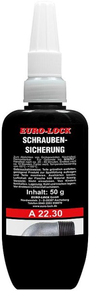 Schraubensicherung niedrigfest EURO-LOCK A 22.30 50g Dosierflasche