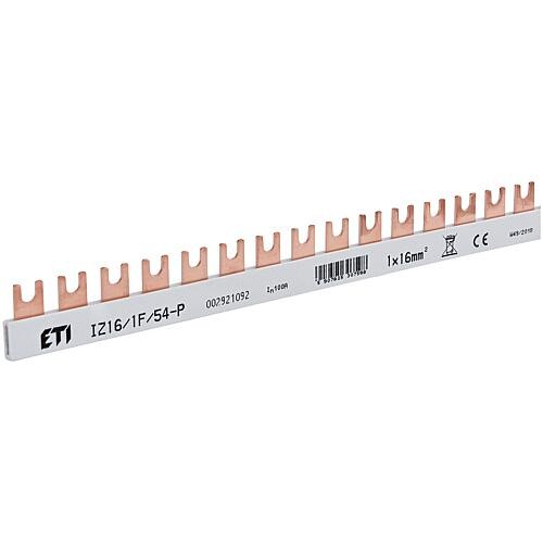 ETI Isolierte Sammelschiene, IZ16/1F/54P, 1-polig 2921092