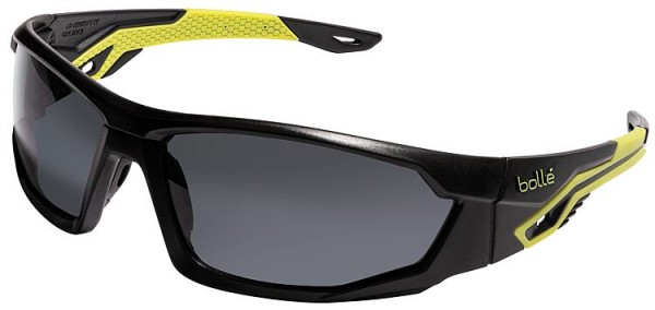Schutzbrille MERCURO UV gelb & schwarz - Rauchglas MERPSF