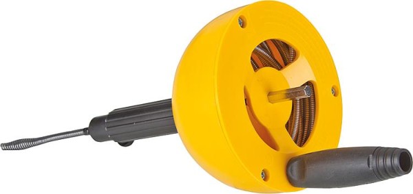 Hand- und Elektro- Rohrreinigungsgerät mit flexibler Spirale 6,0mm x 4,5m