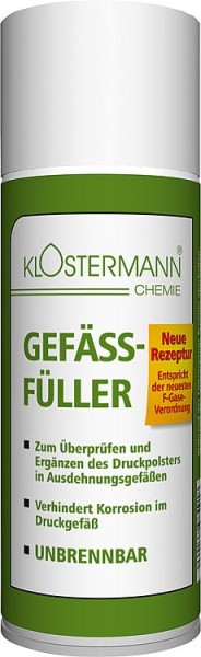 Klostermann Gefäß-Füller unbrennbar 400ml Gefäßfüller für Ausdehnungsgefäße 4918