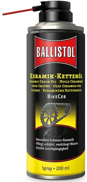 Kettenöl Keramik BALLISTOL BikeCer, 200ml Sprühdose
