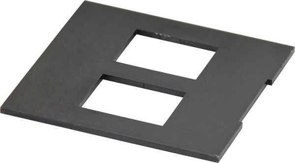 Einbauplatine Datentechnik Unterflur, 19,4x14,8mm schwarz