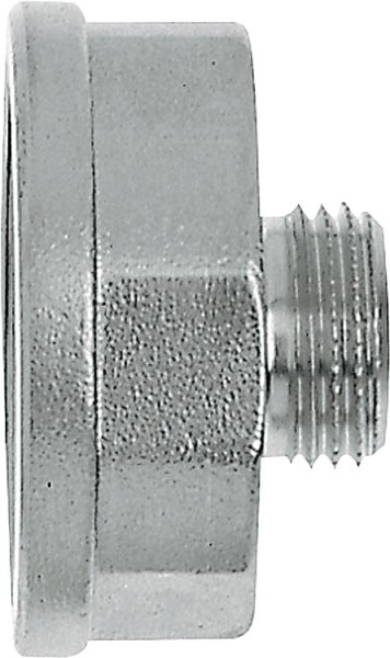 Reduzierstück Messing vernickelt Rp 1" x R 1/2" Heimeier 2201-42.044
