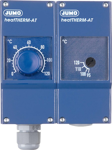 Heizungdoppelthermostat JUMO heatTHERM AT Typ 603070/0120 0..120 C / 70..130 C R
