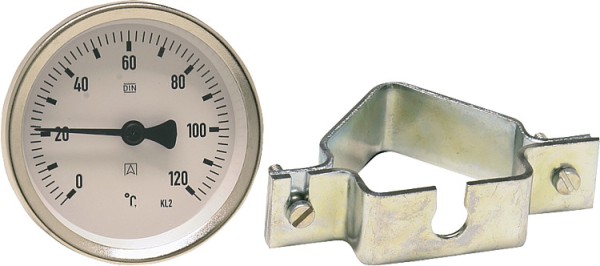Anlegethermometer Bi 63 A mit Universalschelle 3/8" -1 1/2" Thermometer