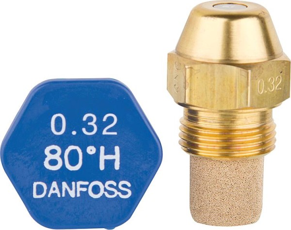 Danfoss Ölbrennerdüse 0,32 80 H Typ V Düse für Viessmann Brenner J3SA J3HA J3RA Öldüse 7839481