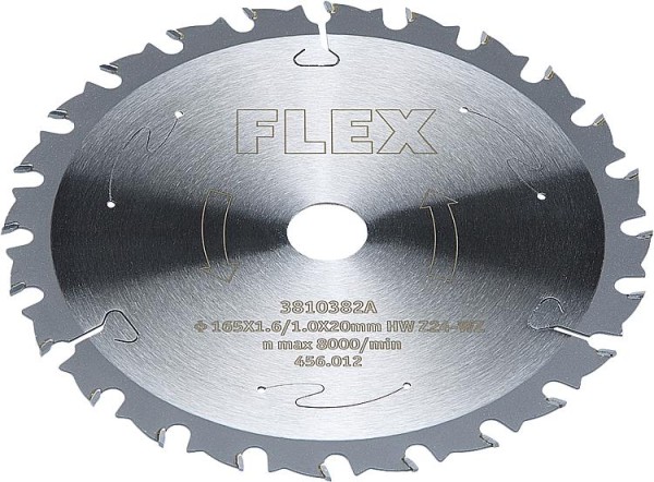 Kreissägeblatt FLEX D: 165x1,6x20mm