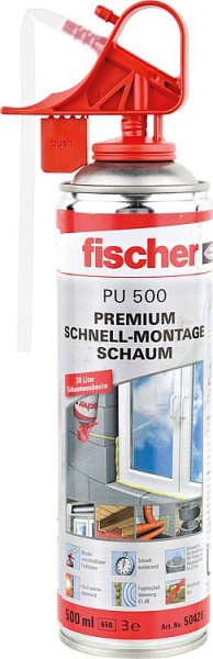 Fischer Montageschaum Typ PU 1/500 500 ml / 1 Stück