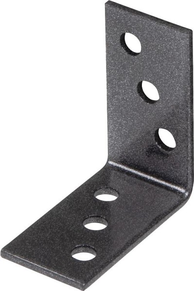 Winkelverbinder DURAVIS® 40 x 40 x 20 mm, Material: Stahl, sendzimirverzinkt, Oberfläche: schwarz-di