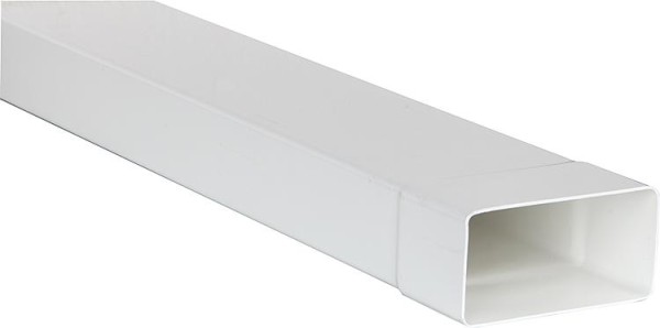 Flachkanal FL 100/1000 110 x 55 mm / Länge: 1000 mm Kunststoff weiß