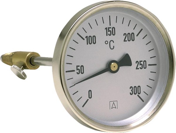 Afriso Rauchgasthermometer RT 80 0 - 300 ° C 150 mm 64238 Thermometer für Rauchgas
