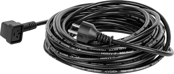 Numatic Netzkabel mit Schukostecker 3 x 1,5mm² / Länge 12,5m für Sauger DBQ 250/360/500