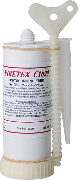 Firetex C1090 Dichtschnurkleber bis 1000 C 150ml Spindelkartusche