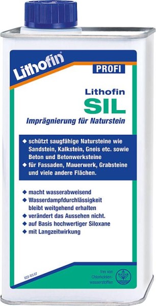 LITHOFIN SIL Siloxan-Imprägnierung, 1 l Flasche
