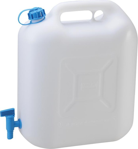 Wasserkanister Eco Natur 22 Liter mit Ablasshahn 190x415x440mm