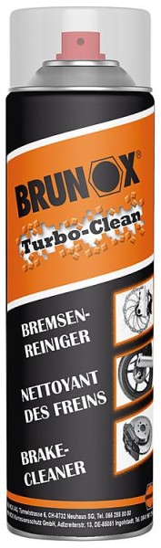 Bremsenreiniger (acetonfrei) BRUNOX Turbo-Clean, 500ml Sprühdose