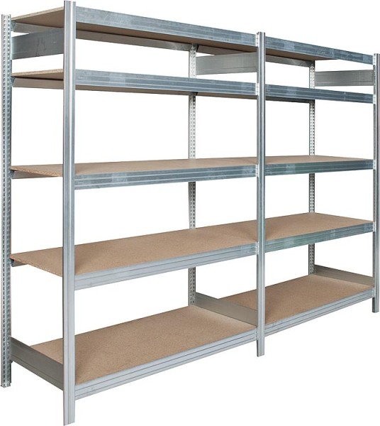 Grundregal steckbar 5 Ebenen Feldlast 2000 Kg 2000x1285x400mm Lagerregal Ragel Stecksytem
