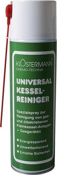 Klostermann Universal Kesselreiniger Spray 500ml für gas-und ölbetriebenen Kleinkessel + Gasgeräten