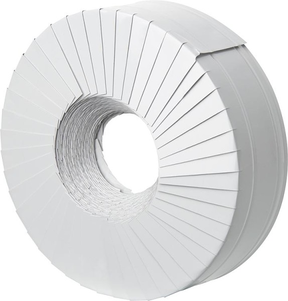Lamellenabschlussband grau 40 mm / 10 meter • Für ISONORM-Isolierung