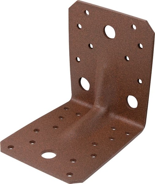 Schwerlast-Winkelverbinder 105 x 105 x 90 mm, mit Sicke DURAVIS®, Material: Stahl, sendzimirverzinkt