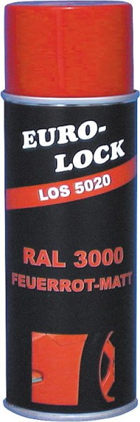 Signierfarbe RAL 3000 (feuerrot glänzend) EURO-LOCK LOS 5032 400ml Sprühdose