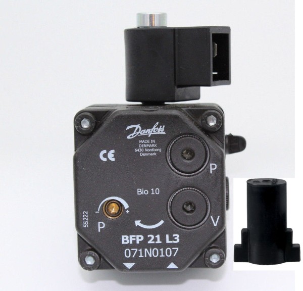 Danfoss Ölpumpe BFP 21 L 3 071N0107 Pumpe Brenner ersetzt BFP 31 mit Kupplung