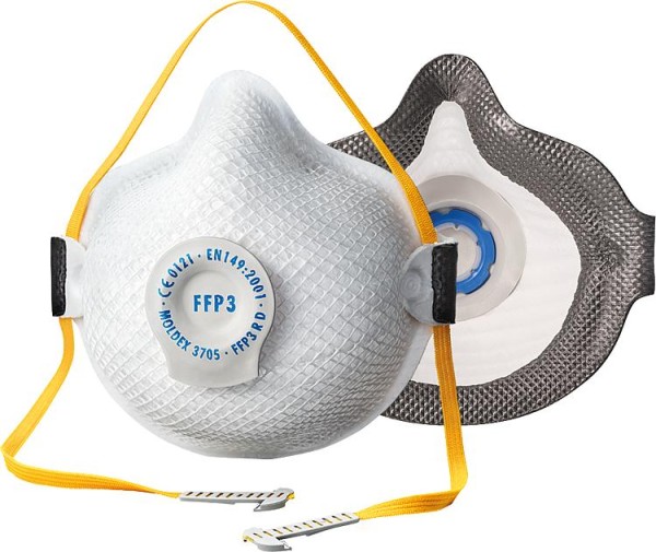 Atemschutzmaske FFP3 R D mit Dichtlippe und Klimaventil,Air Seal, VPE=8Stück