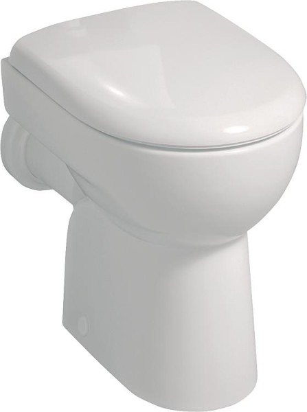 Stand-Flachspül-WC Geberit Renova, weiß, Abgang waagrecht, BxHxT: 355x410x475mm