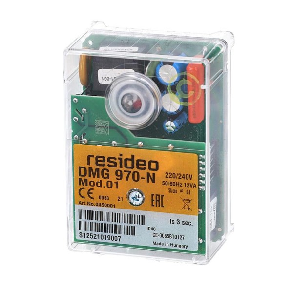 Honeywell Relais Satronic DMG 970-N Mod.01 Steuergerät Feuerungsautomat 0450001U Resideo