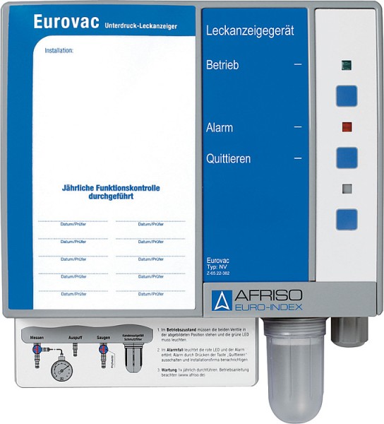 Afriso Leckanzeigegerät Eurovac NV - Niedervakuum Leckwarngerät für Öltank 43755