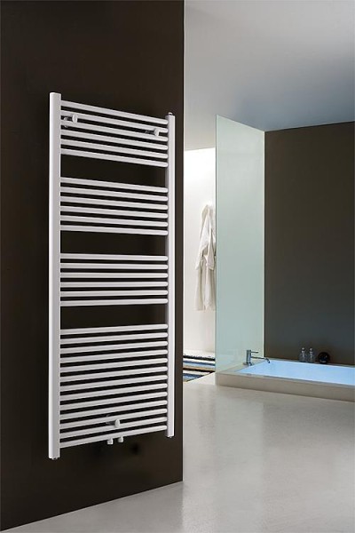 Badheizkörper mit Mittelanschluss, Größe: 1250x510 mm, Farbe: weiß