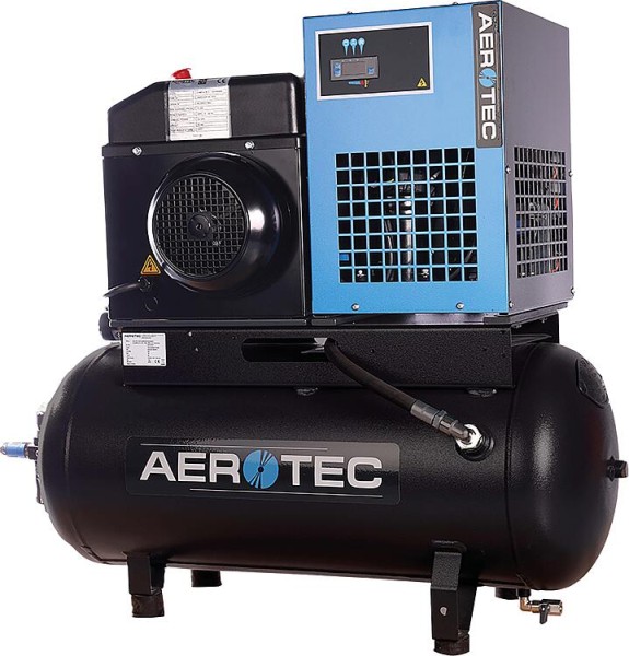 Schraubenkompressor Aerotec COMPACK 2TR - 90L PRO inkl. Trockner, mit 90 Liter Kessel